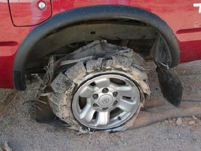 Auto Product Tire Blowout